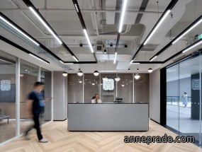 游戏公司前厅设计效果