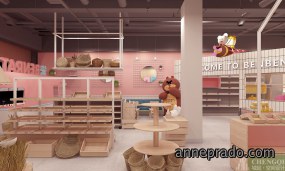 零食店空间设计布局图,零食店空间设计效果图