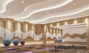 健身房空间装饰图片,健身房空间装饰案例图