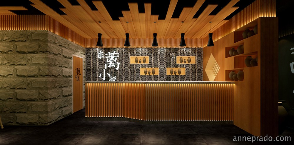 火锅店装修设计实景图,火锅店装修设计实景