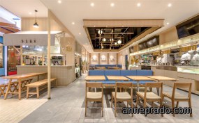  快餐店设计案例图,快餐店设计布局图