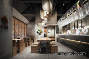 陕西面馆空间设计图片,陕西面馆空间设计案例图