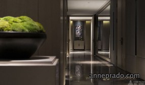 现代简约会所装修设计效果图,简约会所装修设计效果图
