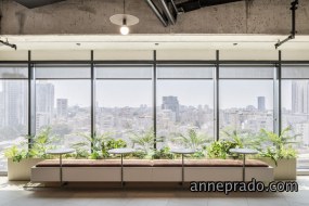 现代简约风房产办公室装修效果图