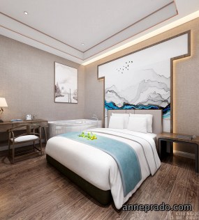 宾馆空间装饰效果图,宾馆装修设计实景图