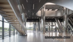 办公室前台环境优化设计装修图