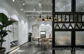 理发店空间设计效果图,理发店装饰设计布局图