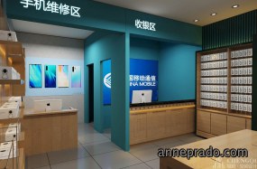 手机体验店装修设计效果图,手机店空间设计图片