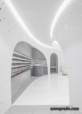 美甲店装修设计实景图,美甲店装修设计布局图