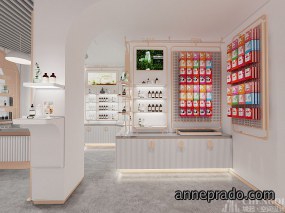 化妆品店设计布局图,化妆品店装修设计图片