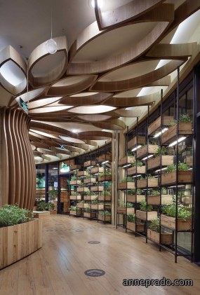 快餐店空间设计实景图,快餐店空间设计效果图