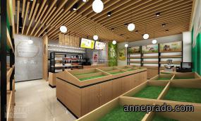 最新水果店装修设计效果图