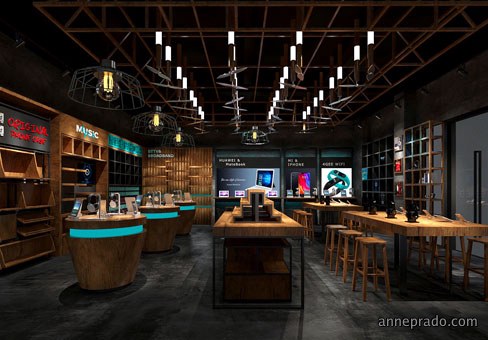 智能数码店店面空间设计|0平米|造价：0.00设计师:王华皓