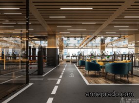 健身房装饰图片,健身房装饰案例图