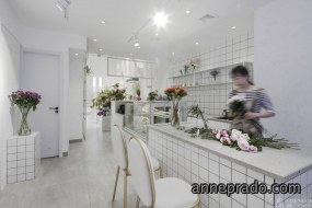 花店店铺空间装饰效果图,花店店铺空间设计实景图