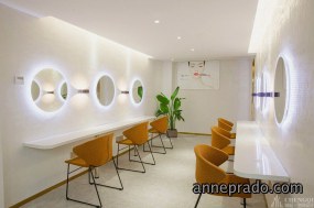 美甲店装饰实景图,美甲店装饰布局图