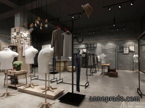 服装专卖店空间装饰实景图,服装专卖店空间装饰图片
