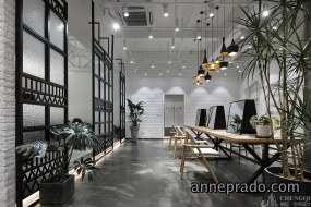 理发店空间设计案例图,理发店空间设计图片
