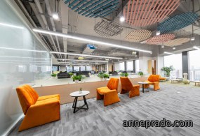 软装科技感办公空间设计装修案例