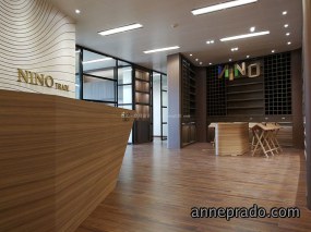 商务稳重风办公室前厅设计效果图,办公室前厅设计效果图