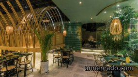 火锅店装饰布局图,火锅店空间设计效果图