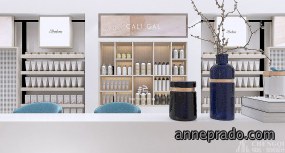 护肤品店设计布局图,护肤品店设计效果图