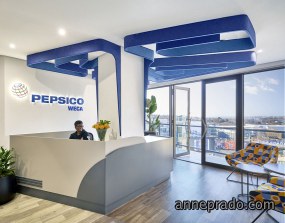 办公楼大面积设计装修实景图