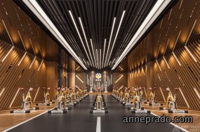 健身俱乐部空间装饰案例图,健身俱乐部空间装饰效果图