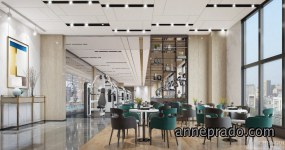 健身俱乐部装饰图片,健身俱乐部装饰案例图
