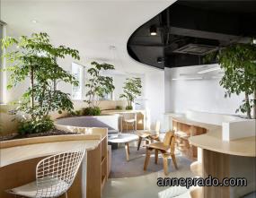 上海办公室小书架设计装修图