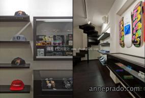鞋帽店展柜装修设计图片