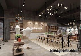 服装专卖店空间装饰布局图,服装专卖店空间装饰布局图