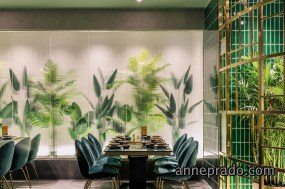 火锅店装修设计布局图,火锅店设计效果图