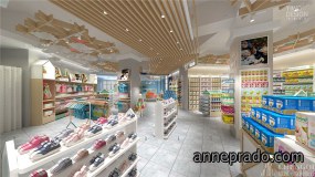 孕婴店空间设计实景图,孕婴店空间设计布局图