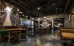 烧烤店空间设计实景图,烧烤店空间设计效果图
