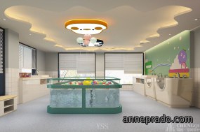 母婴店装修设计效果图,孕婴店空间设计图片