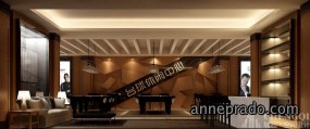 台球俱乐部空间装饰实景图,台球室装修设计效果图
