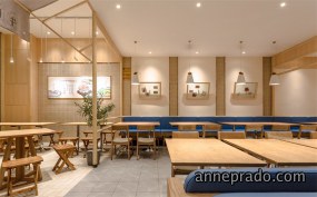 快餐店装修设计布局图,快餐店设计效果图