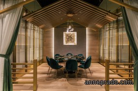火锅店空间设计案例图,火锅店空间设计布局图