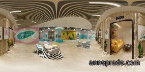 儿童生活用品空间装饰效果图,儿童生活用品空间设计图片