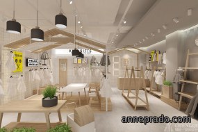 宝宝衣服店空间装饰效果图,宝宝衣服店空间设计图片