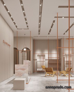 精品店空间装饰布局图,精品店空间装饰效果图
