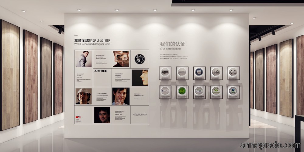 地板展厅设计装修,展厅设计案例图