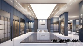 现代时尚风展厅装饰案例图,时尚风展厅案例图