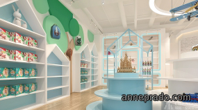 孕婴店设计实景图,孕婴店设计效果图