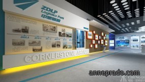 现代简约风展厅装饰设计案例图,简约风展厅装饰设计效果图