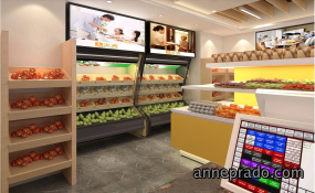 水果店设计图片,水果店设计实景图