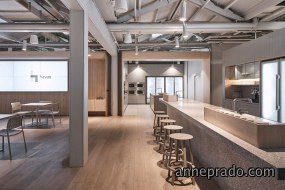 简约办公室前台装修效图大全欣赏