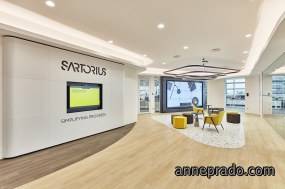 长方形新中式办公室设计装修实景