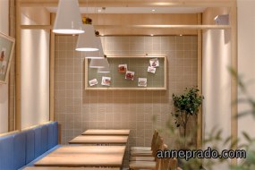 快餐店装饰实景图,快餐店装饰案例图